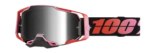 100% Armega Goggles - Guerlin - Silver Mirror 50005-00023