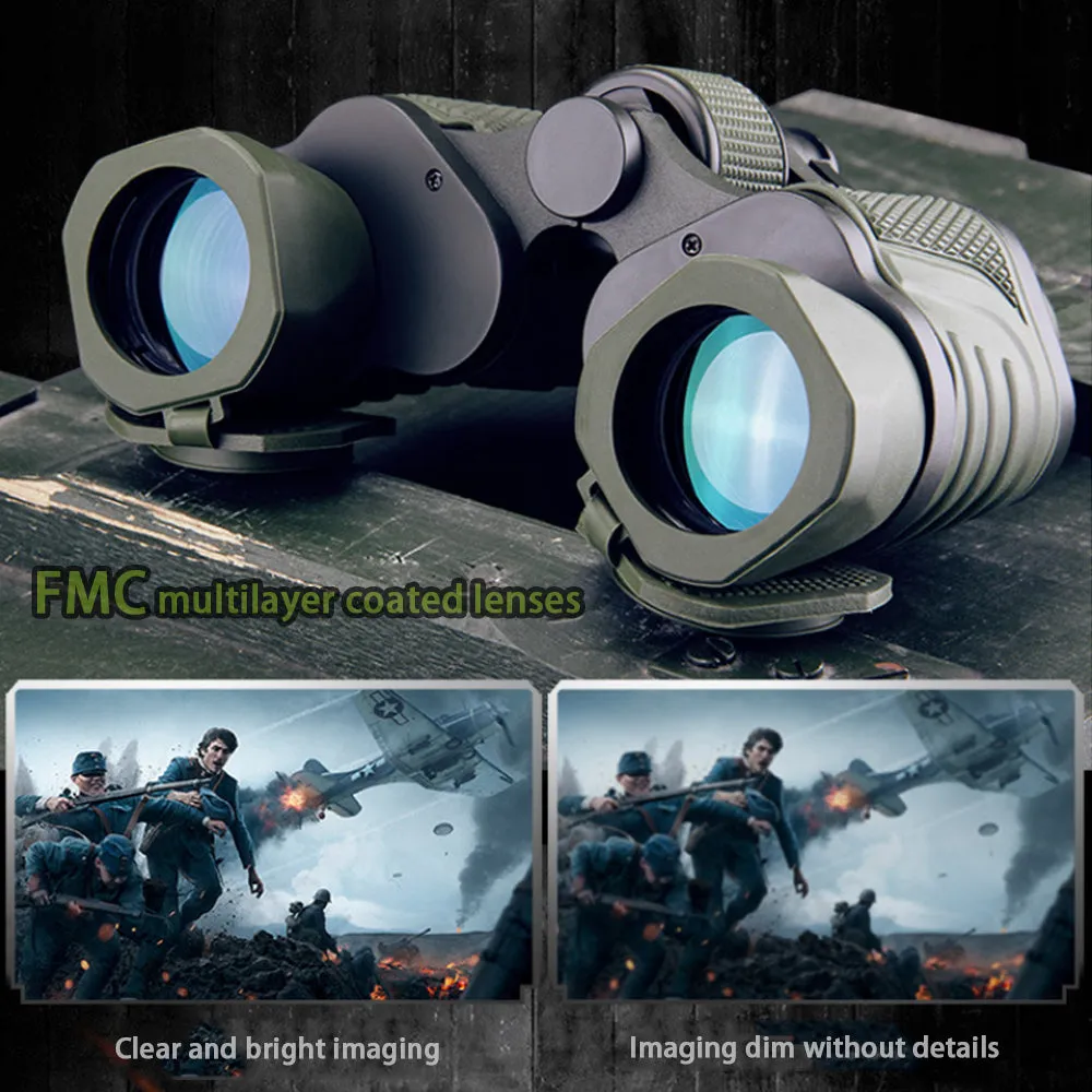 10X40 High Definition Low Light Level Night Vision With Reticle Binoculars