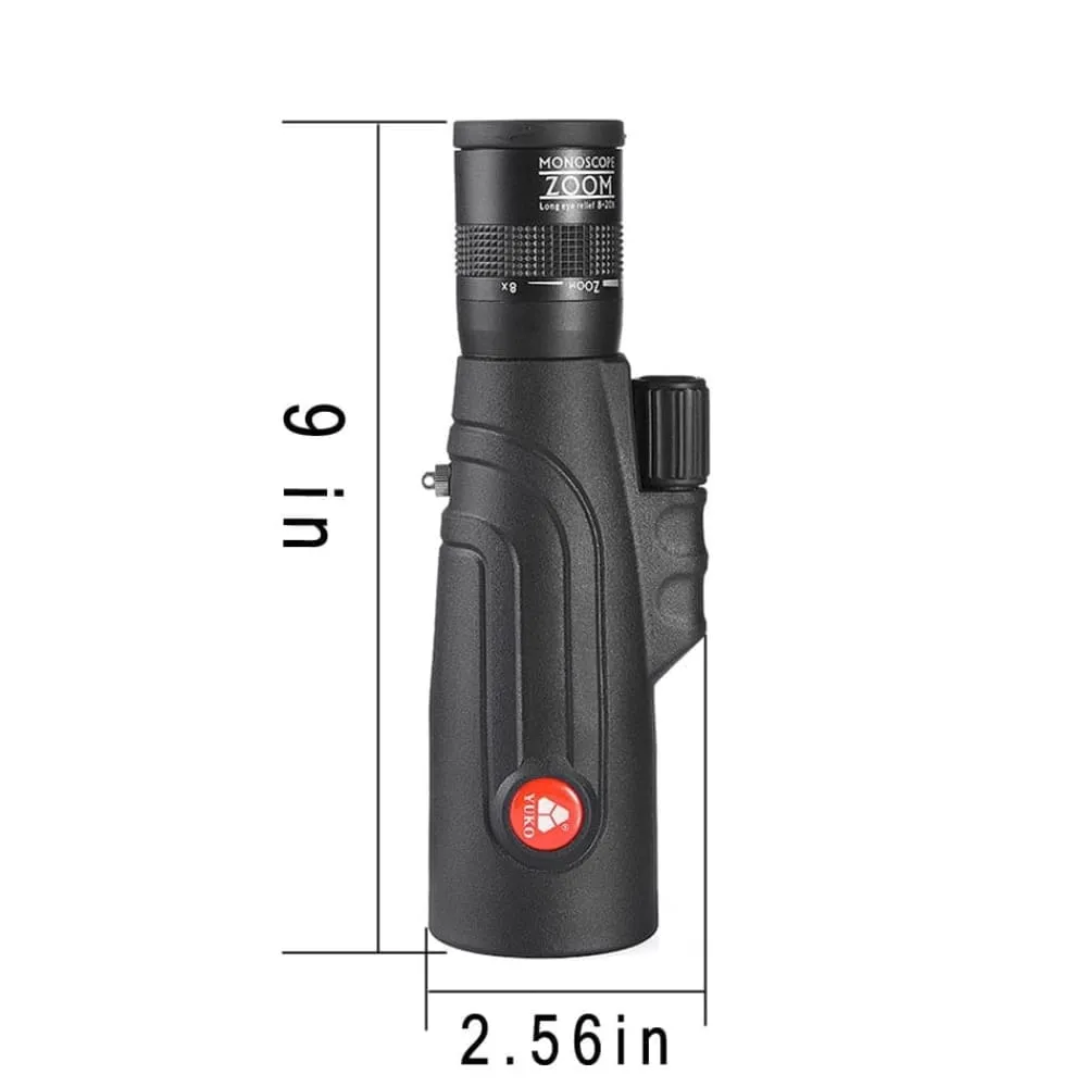 20x50 Monocular High Powered Zoom Telescope with Optical Glass