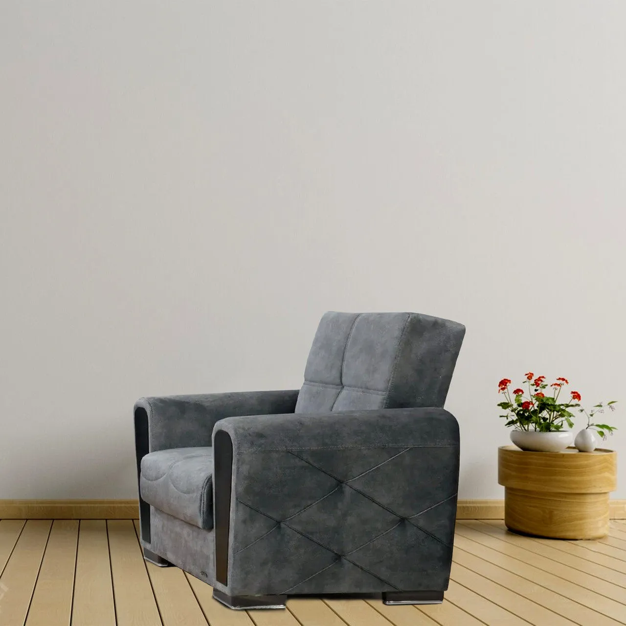 Alex Gray Fabric Chair