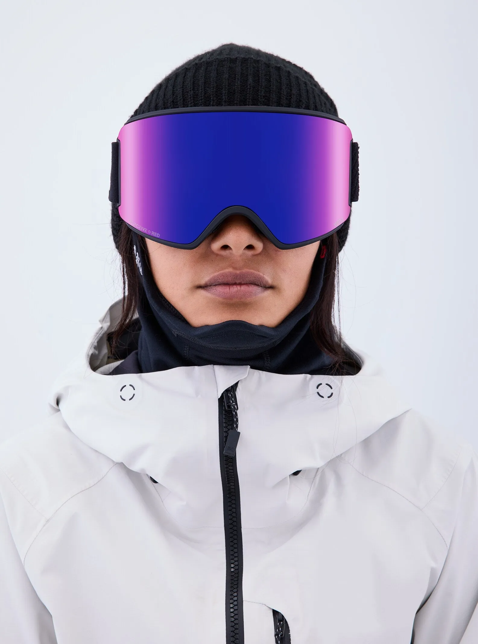 Anon WM3 Goggles MFI Face Mask & Spare Lens Womens 2023 Talent Scout / Perceive Sun Red Lens