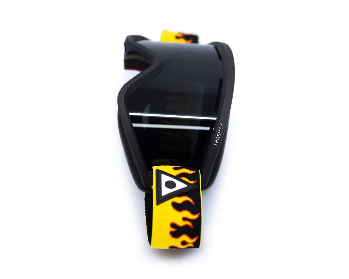 Ashbury Blackbird Yellow Flame - Dark Smoke   Spare Lens 2025