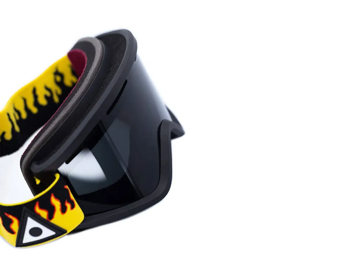 Ashbury Blackbird Yellow Flame - Dark Smoke   Spare Lens 2025
