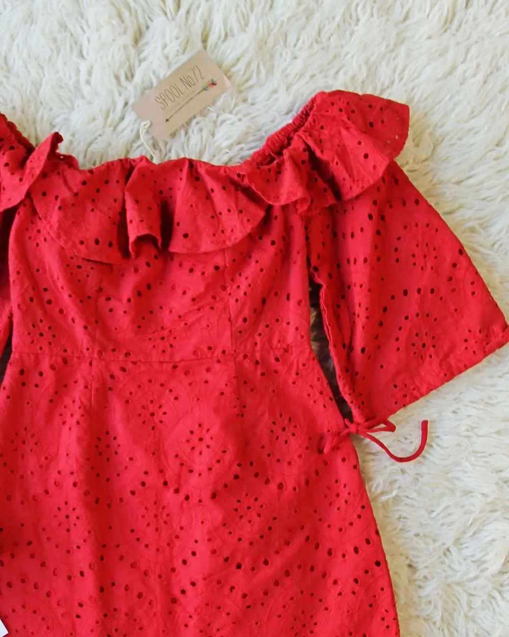 August Eyelet Dress