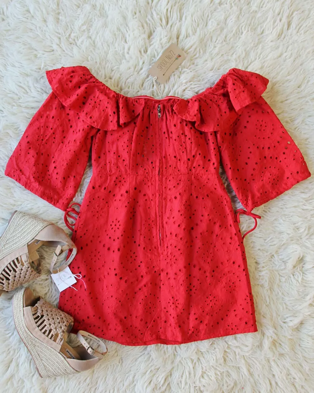 August Eyelet Dress