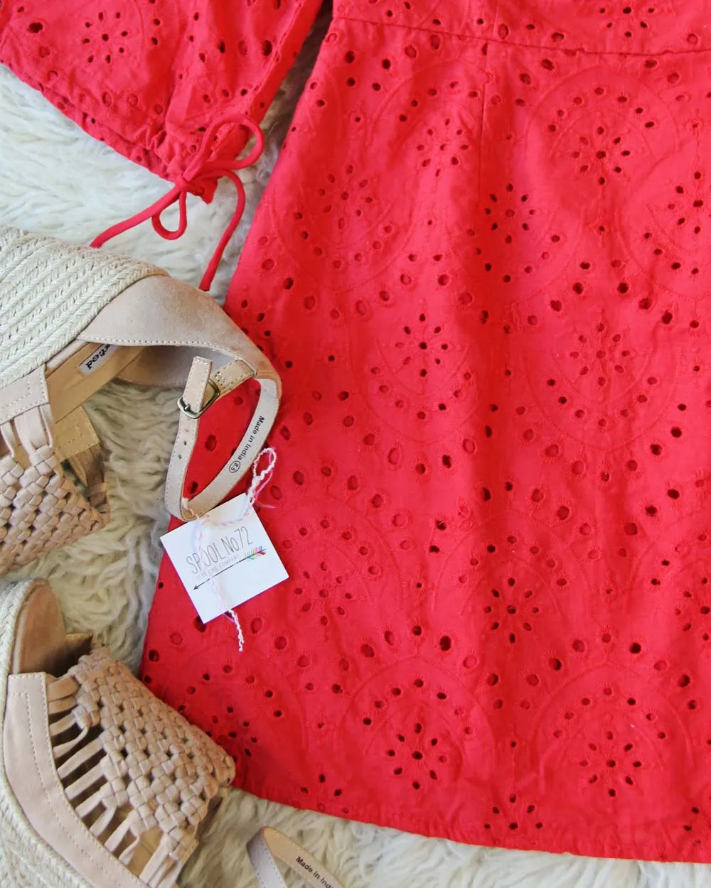 August Eyelet Dress