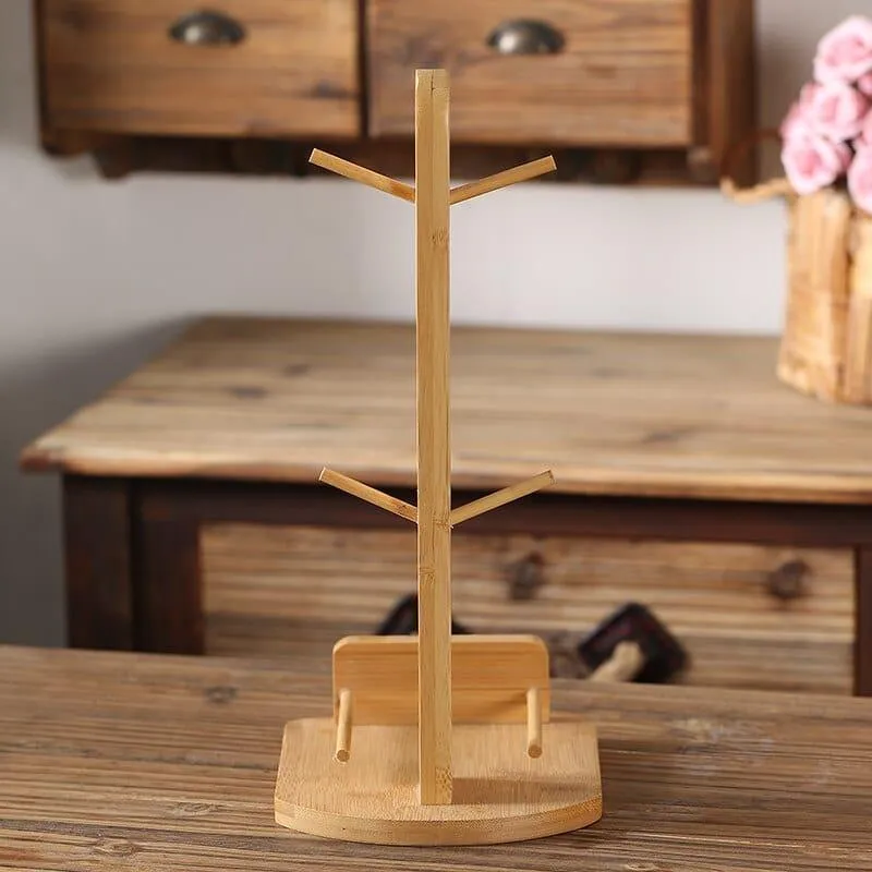 Bamboo Coffee Cup Holder