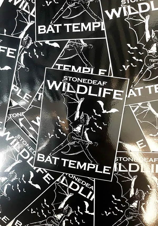 Bat Temple | STONEDEAF CHARITY STICKER