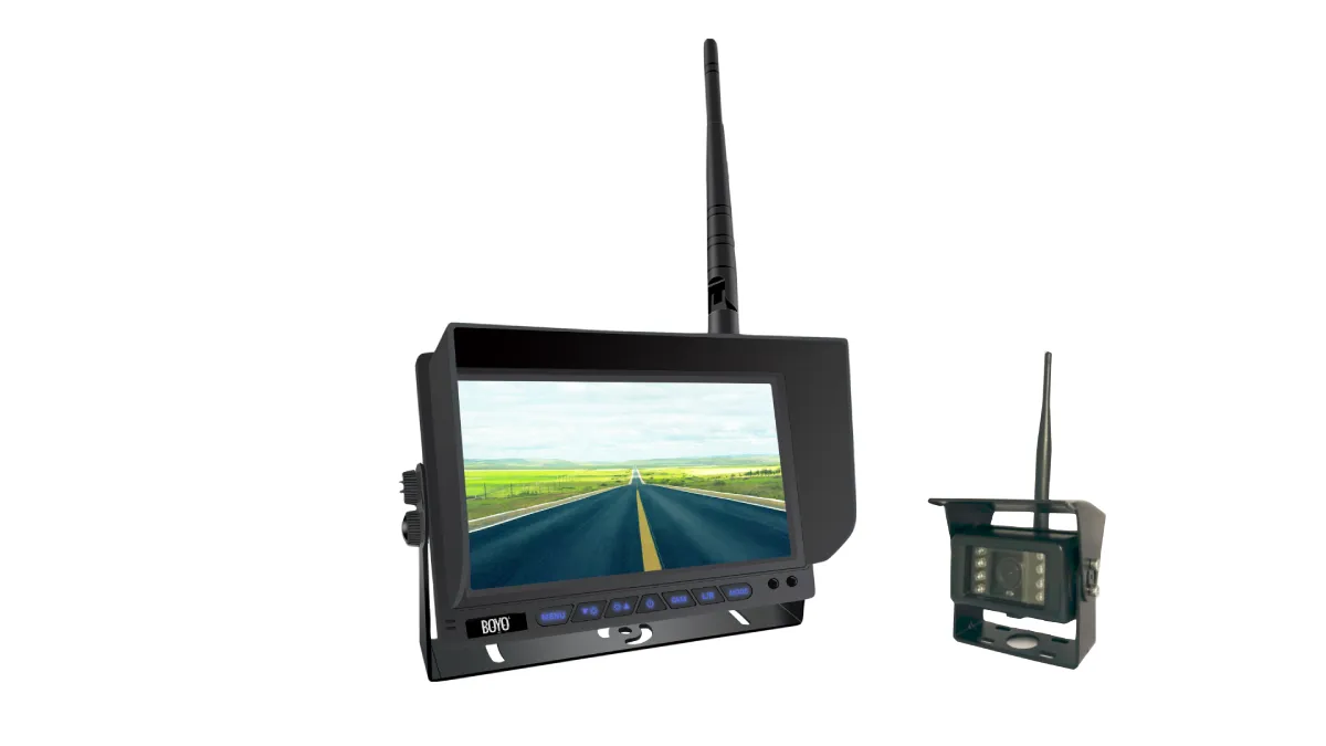 BOYO VTC701AHD - Wireless Vehicle AHD Backup Camera System with 7” Monitor and Backup Camera for Car, Truck, SUV and Van (Installation Friendly Design)