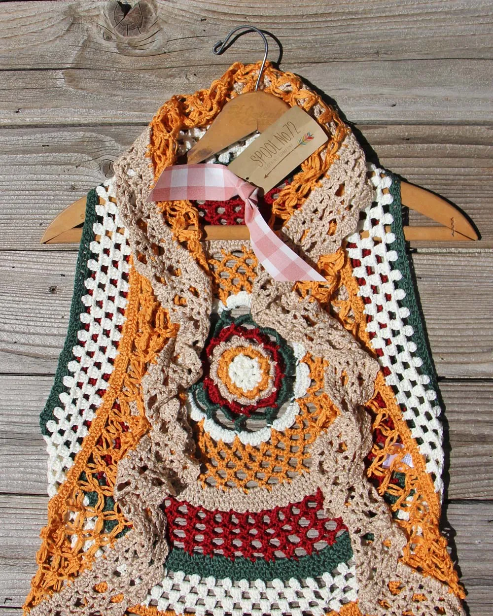 Buffalo Crochet Vest in Sand