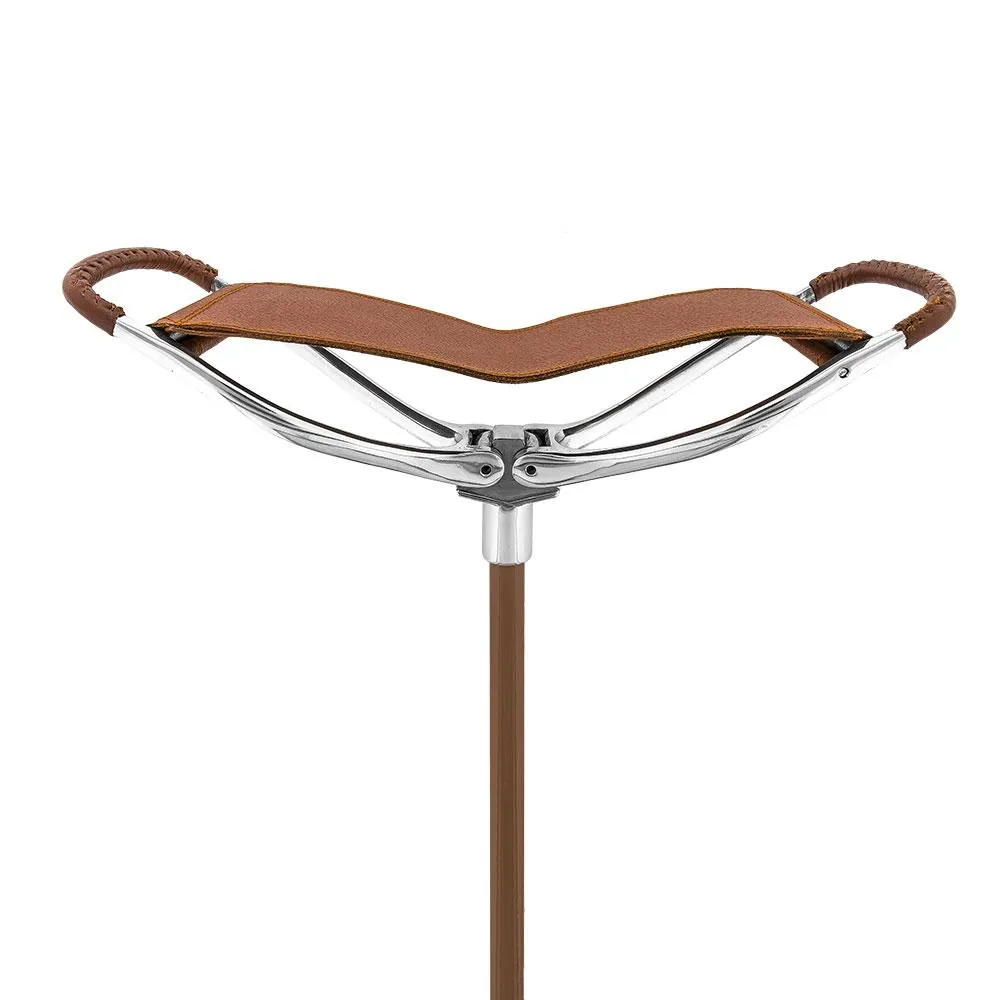 Cane Hammock Chair  - Non Adjustable - Genuine Leather