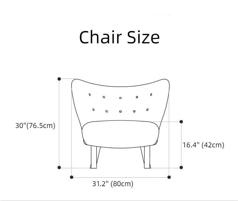 Classic Cozy White Fleece Plush Accent Lounge Chair with Ottoman