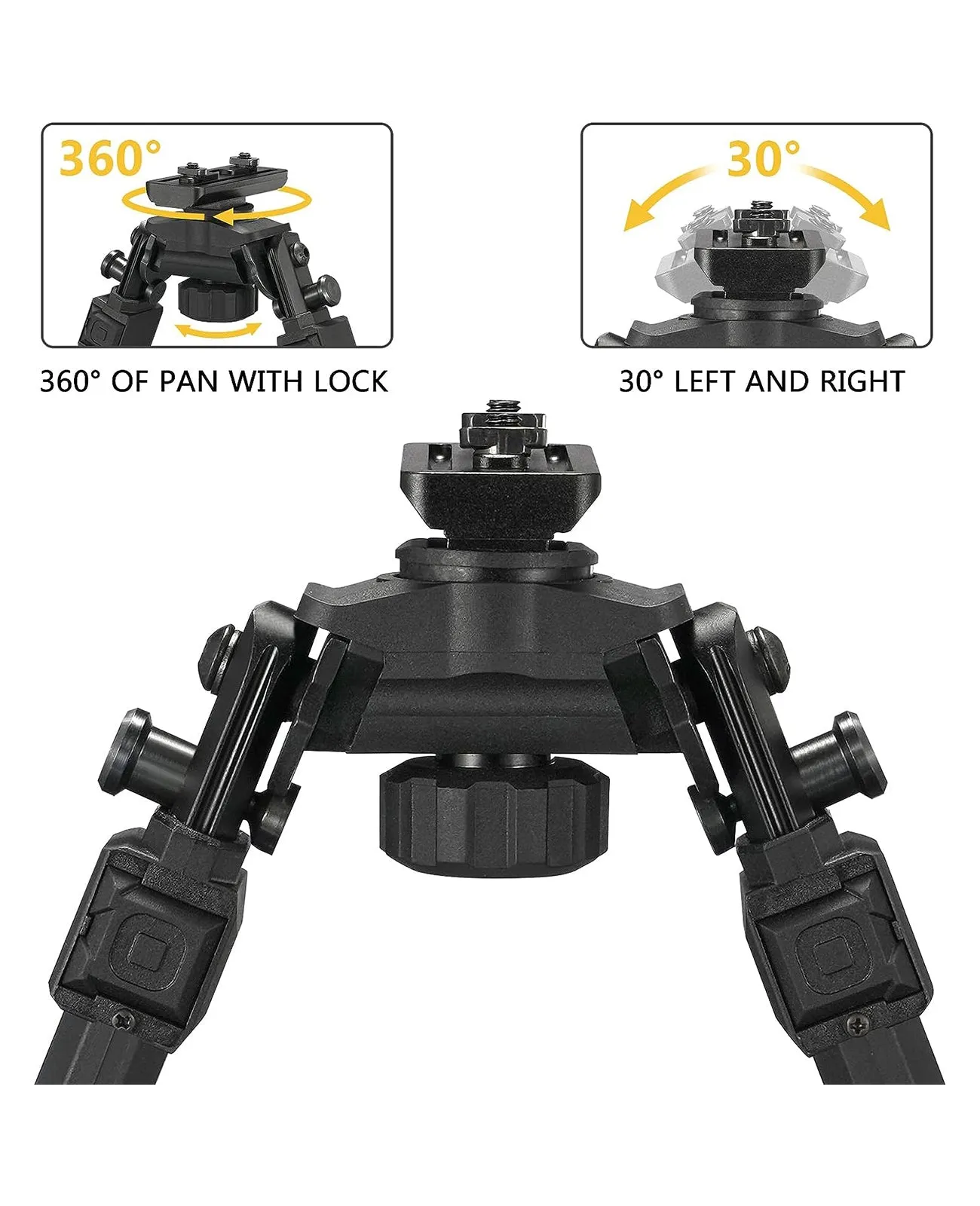 CVLIFE 8.3-11.2 Inches Rifle Bipod Compatible with Mlok - Global