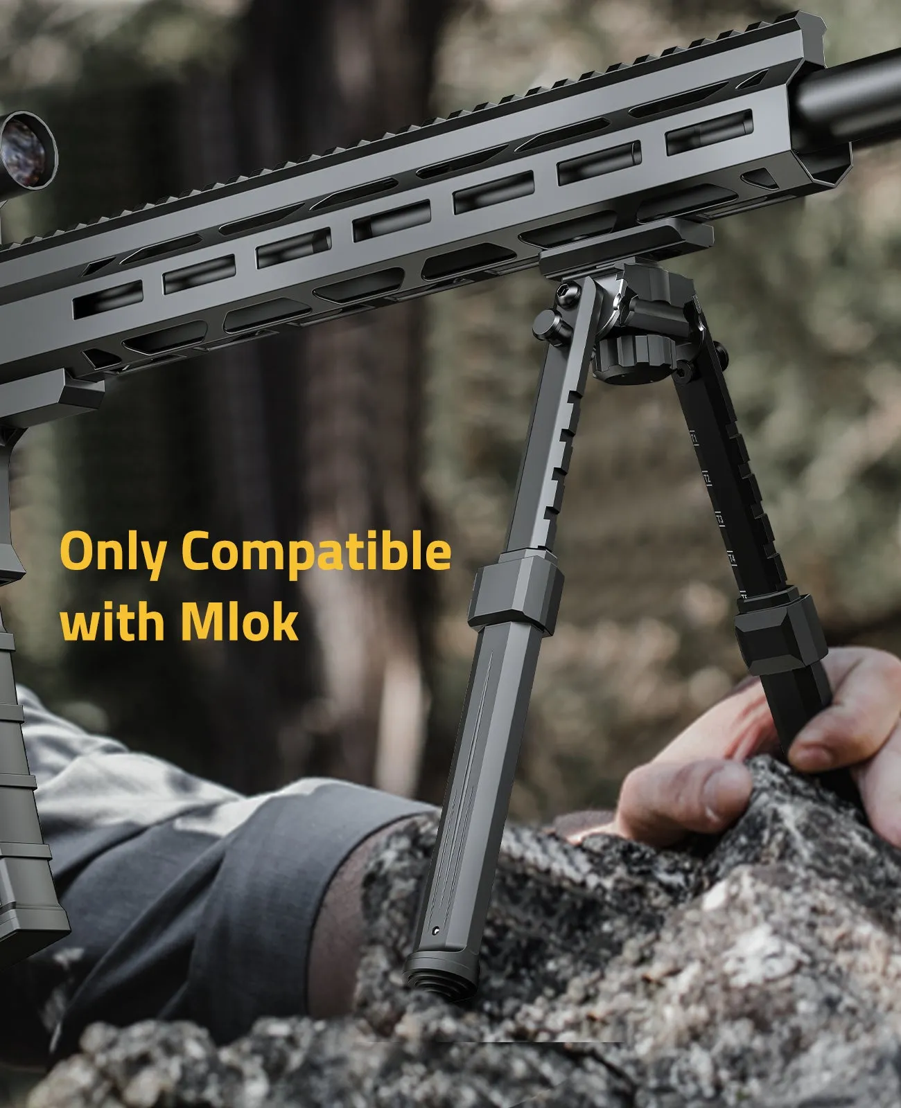 CVLIFE Rifle Bipod with 360° Swivel Bipod - Global