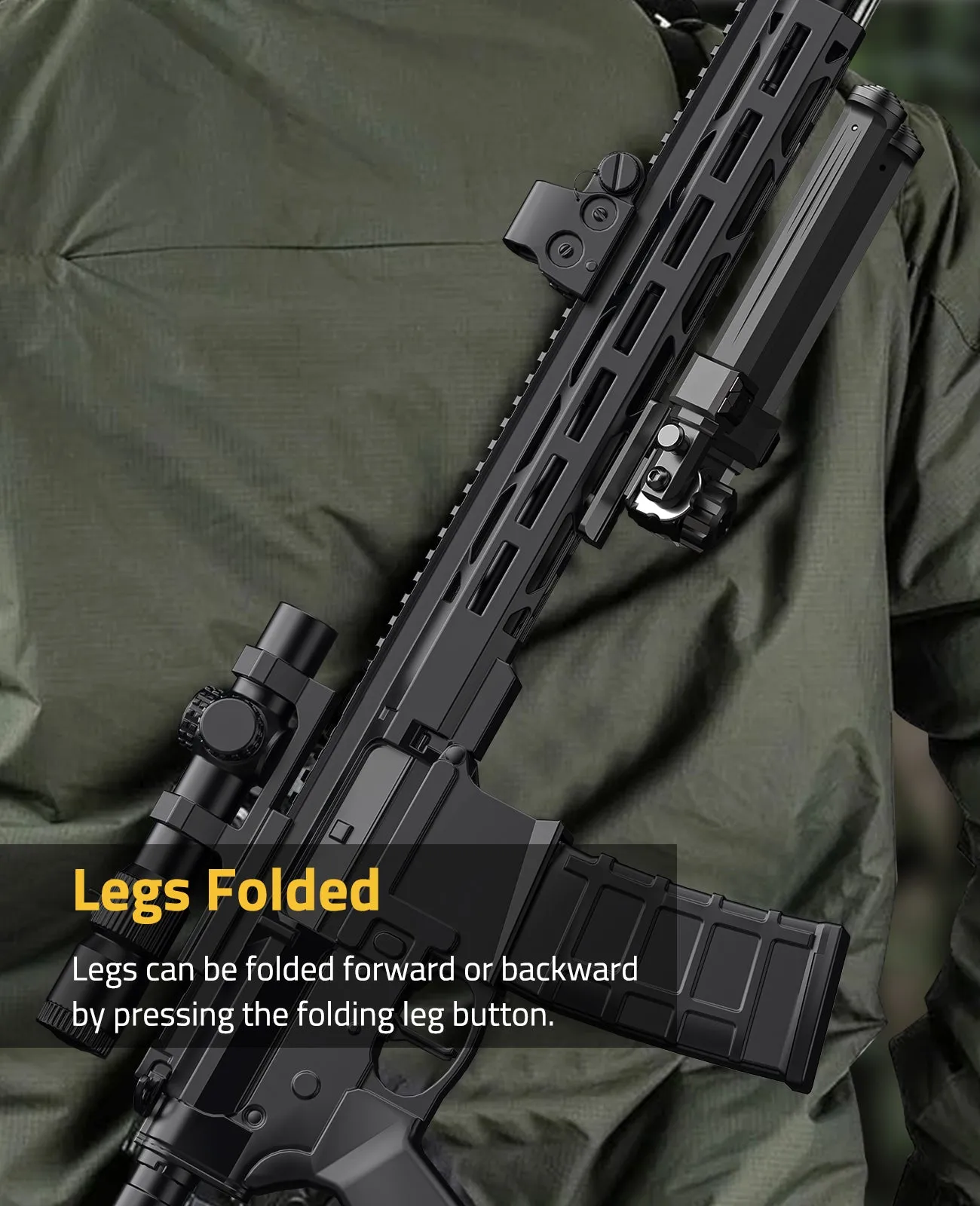 CVLIFE Rifle Bipod with 360° Swivel Bipod - Global