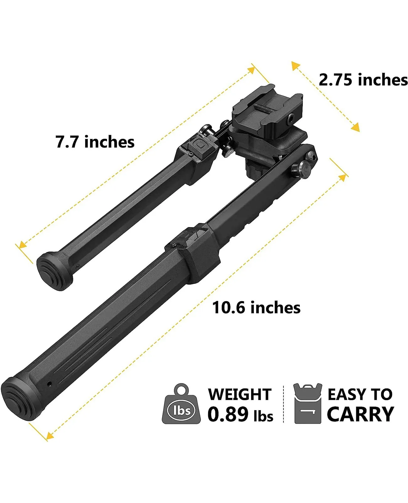 CVLIFE Rifle Bipod with 360° Swivel Bipod - Global