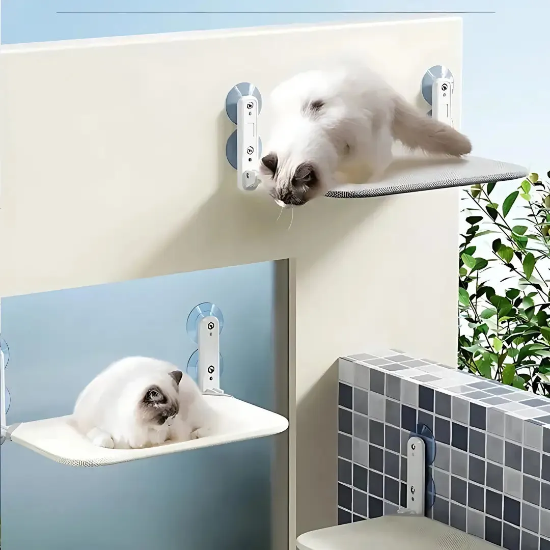 Deluxe Cat Window Perch - Comfy Hammock with Scenic View