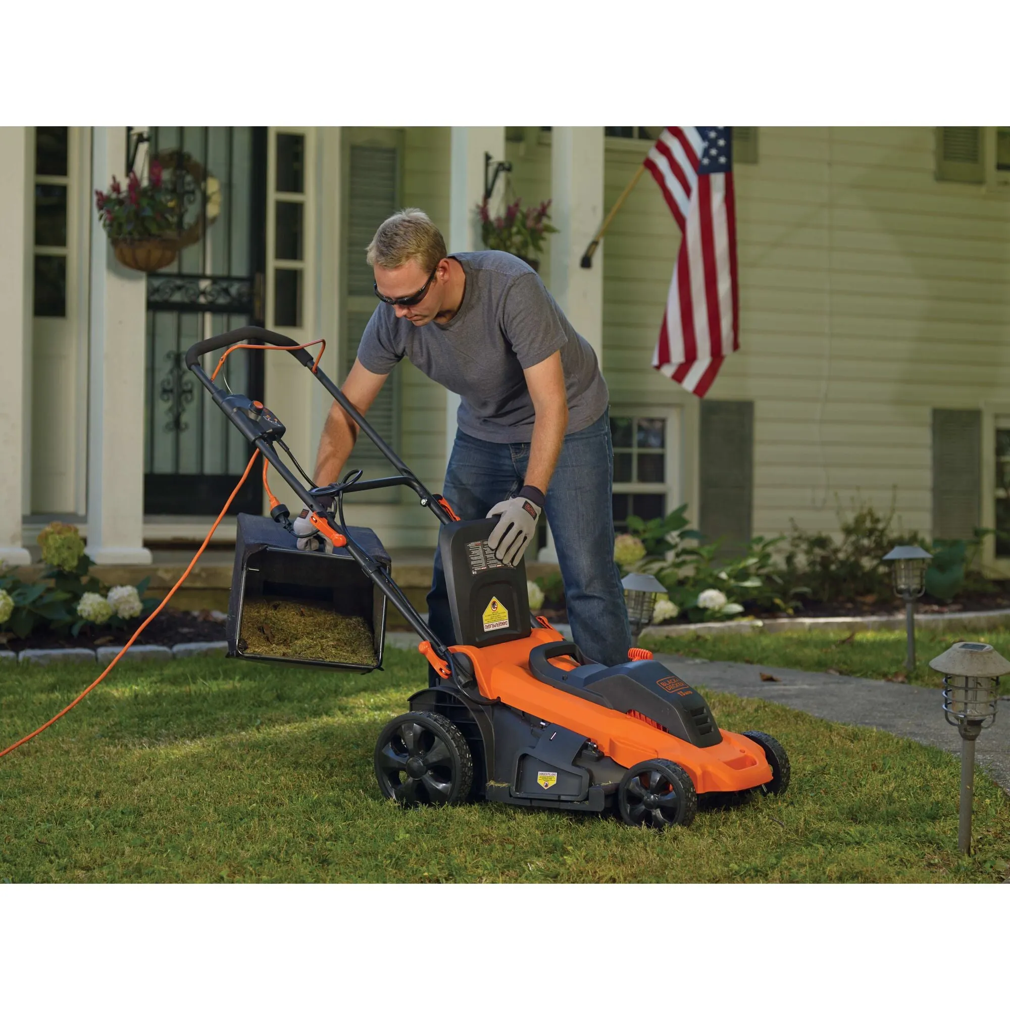 Electric Lawn Mower, 13-Amp, 20-Inch