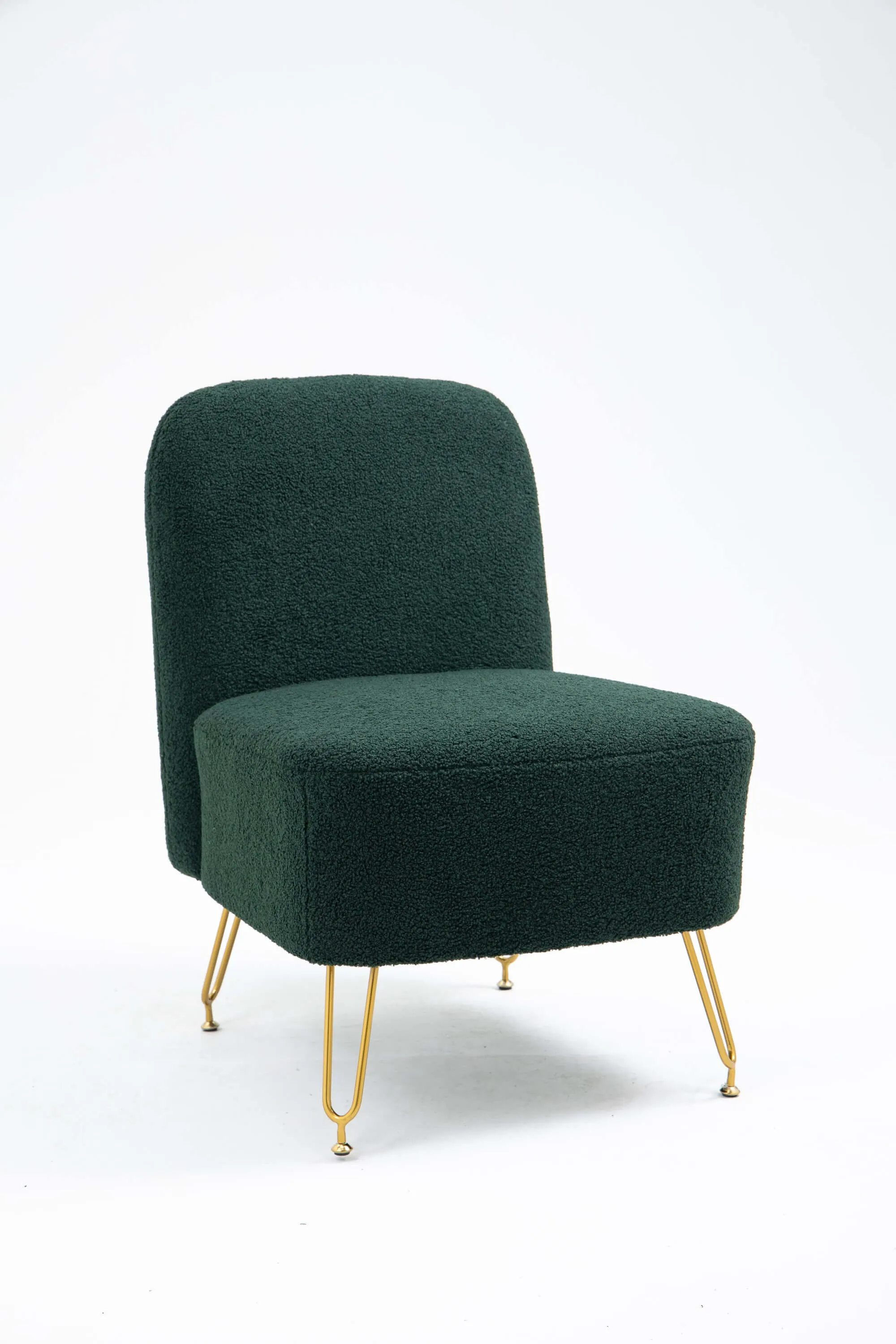 Emerald Velvet Accent Chair - Elegant Living Room Seating