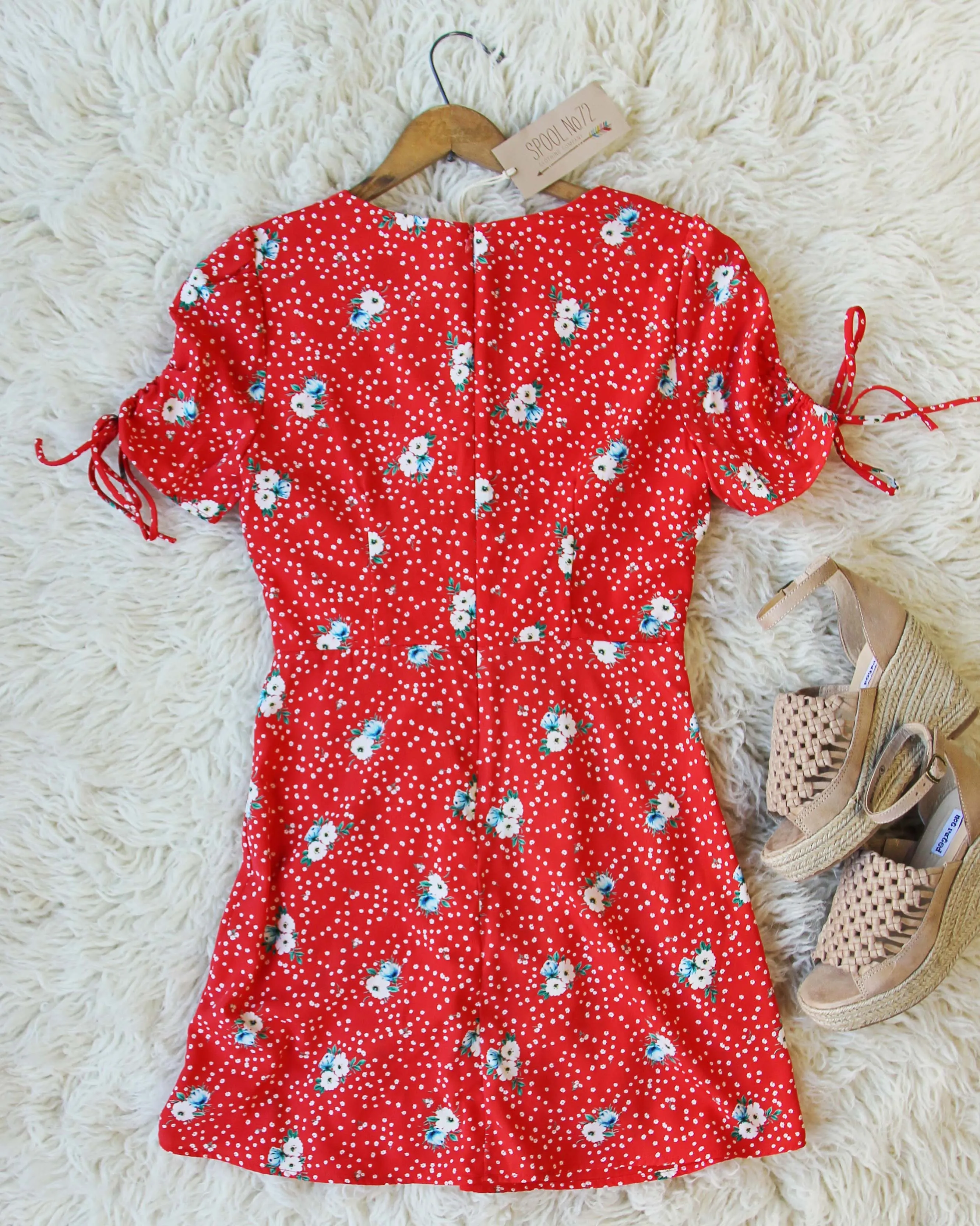Emory Dress in Red