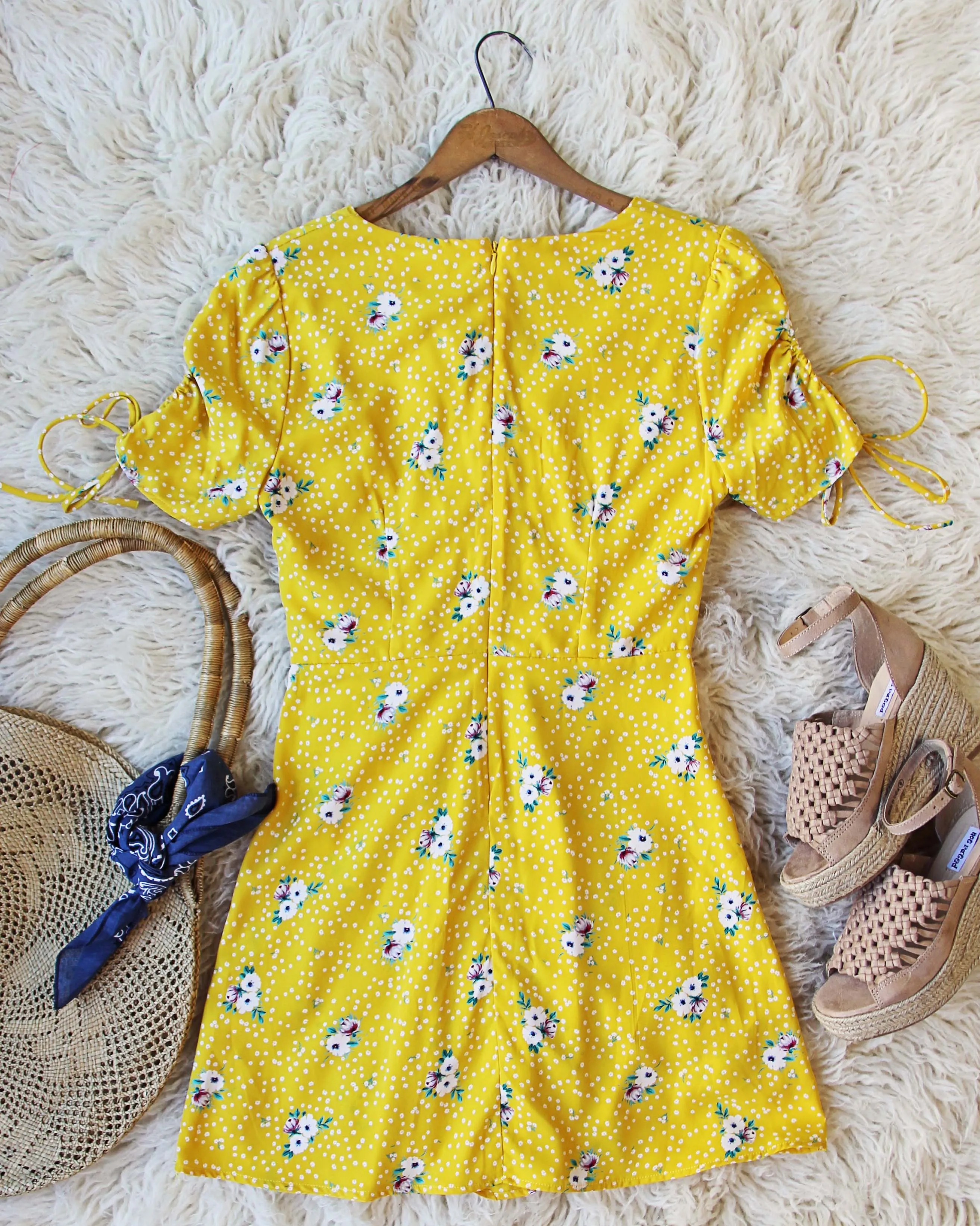Emory Dress in Yellow