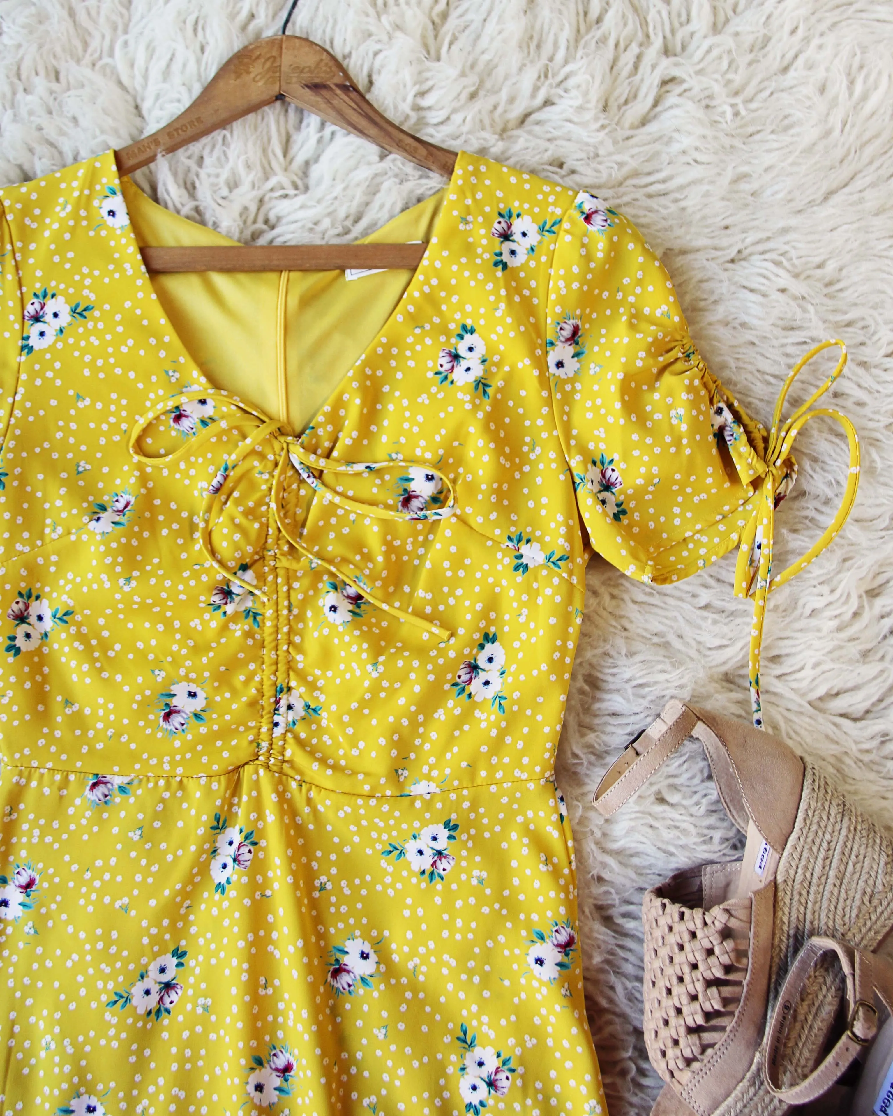 Emory Dress in Yellow