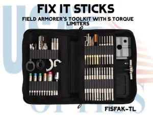 FIX IT STICKS, FISFAK-TL, FIELD ARMORER'S TOOLKIT WITH 5 TORQUE LIMITERS