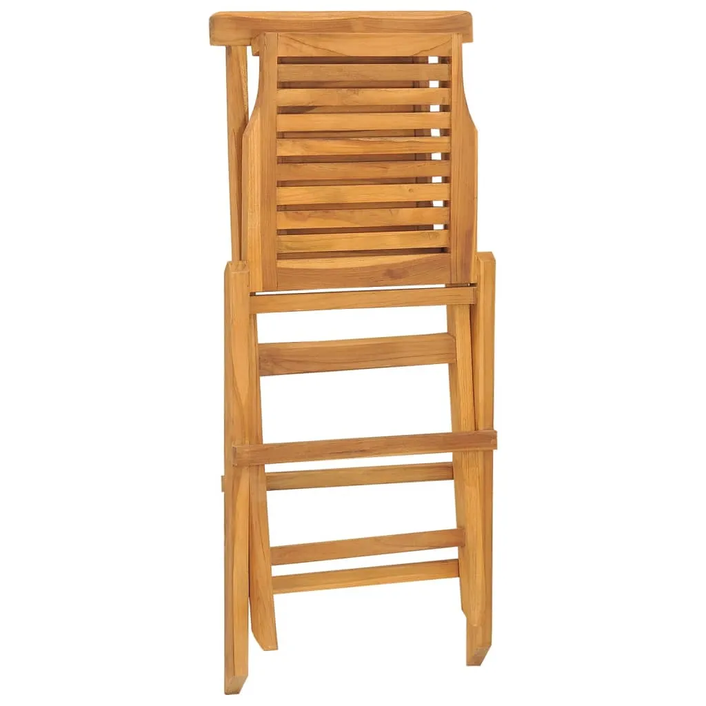 Folding Garden Chairs 2 pcs 47x63x90 cm Solid Wood Teak