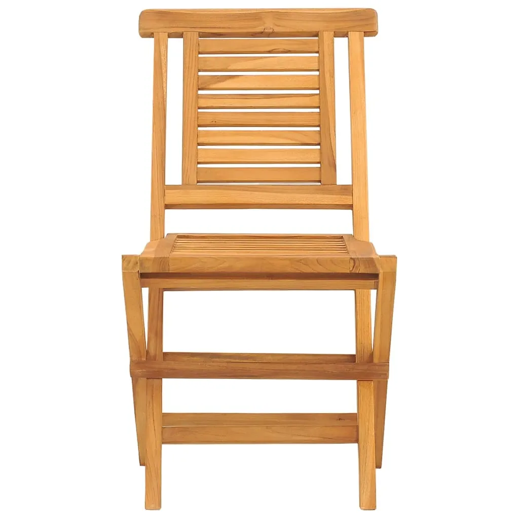 Folding Garden Chairs 2 pcs 47x63x90 cm Solid Wood Teak
