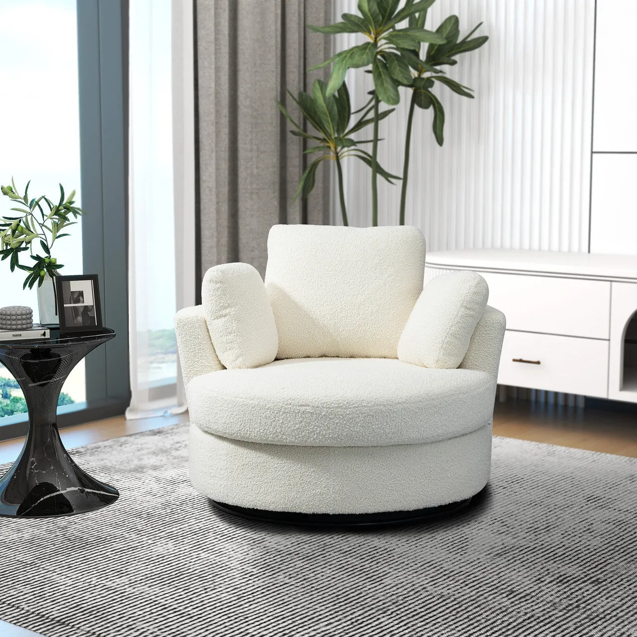 Golden Boucle Accent Chair