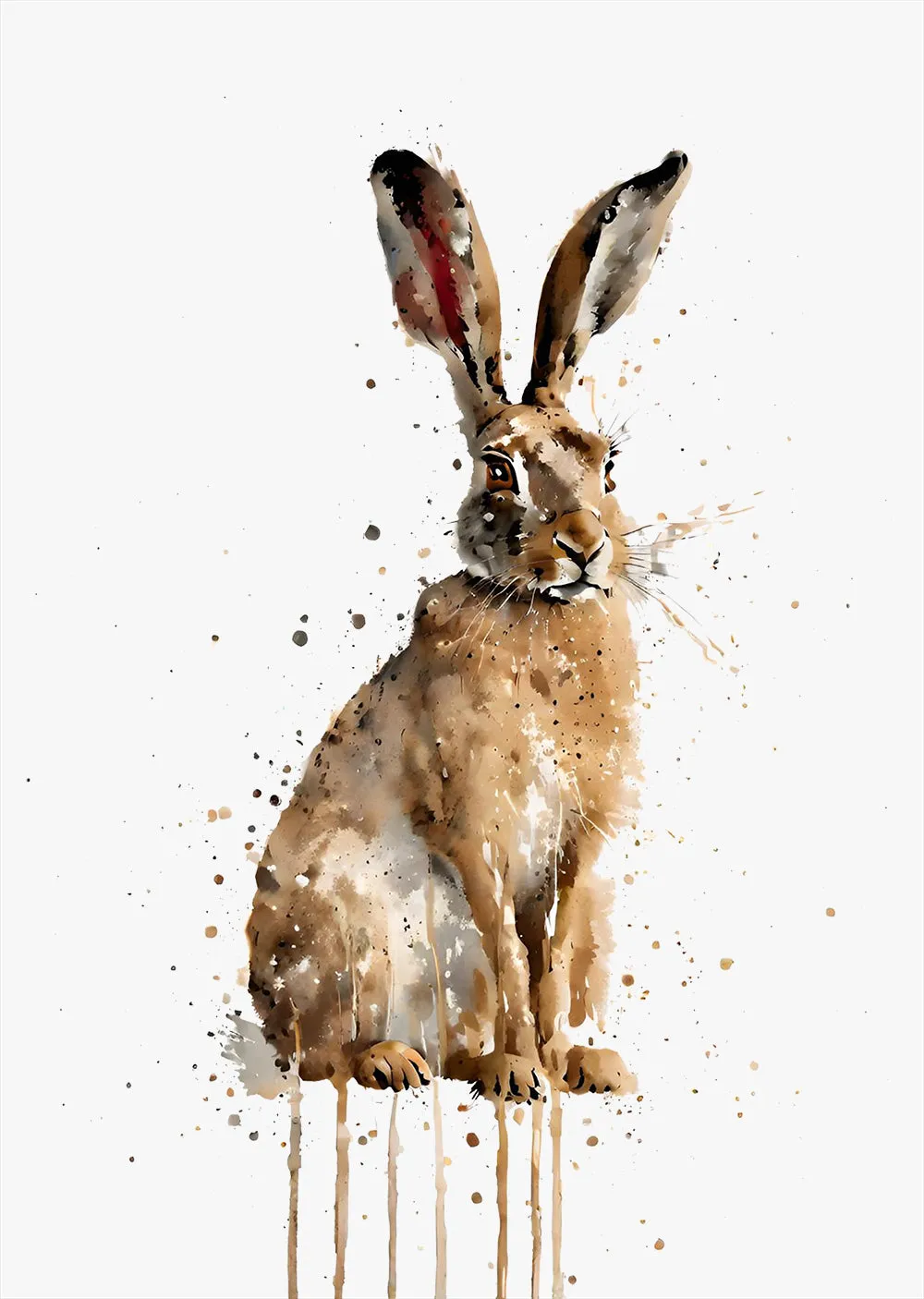 Hare Wall Art Print