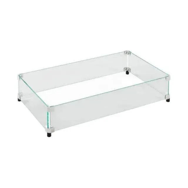 HDPE Poly Wood Rectangular Fire Table USA Made Elementz Blaze