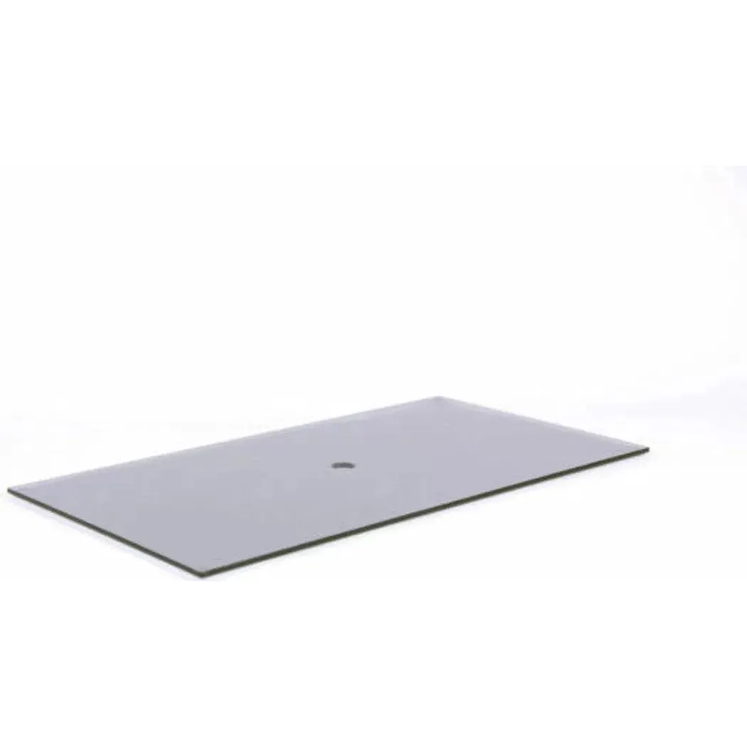 HDPE Poly Wood Rectangular Fire Table USA Made Elementz Blaze