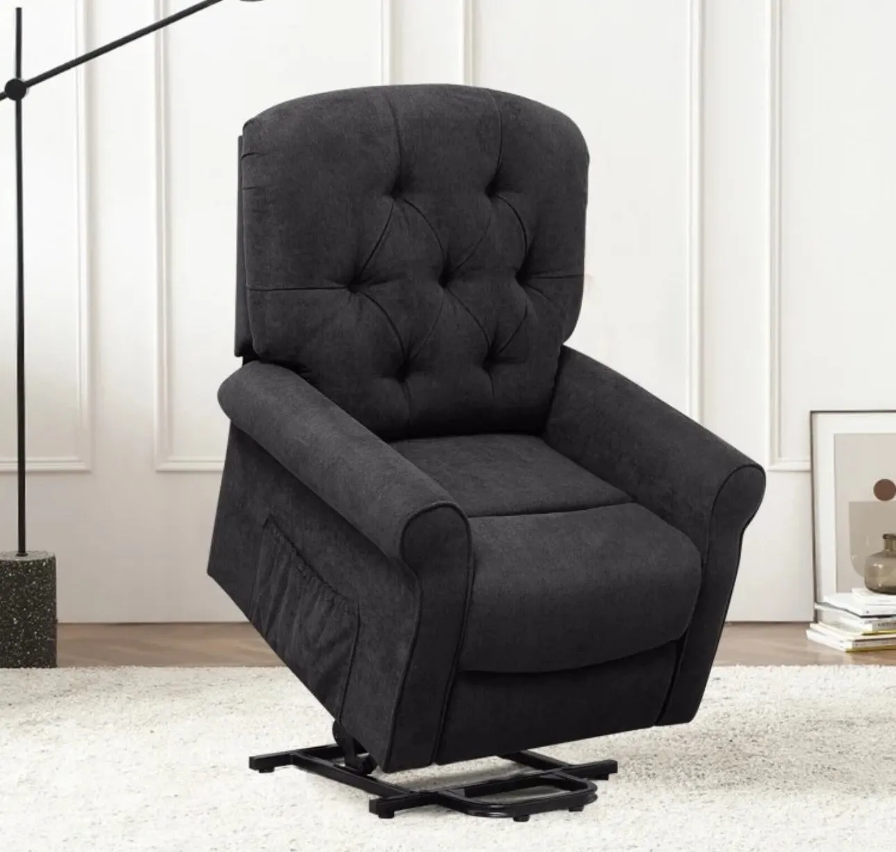 Heavy Duty Comfortable Modern Power Lift Chair For Elderly, Everyone | Adjustable Back Rest, Foot Rest | Full Body Relax Chair | Holds 330lbs