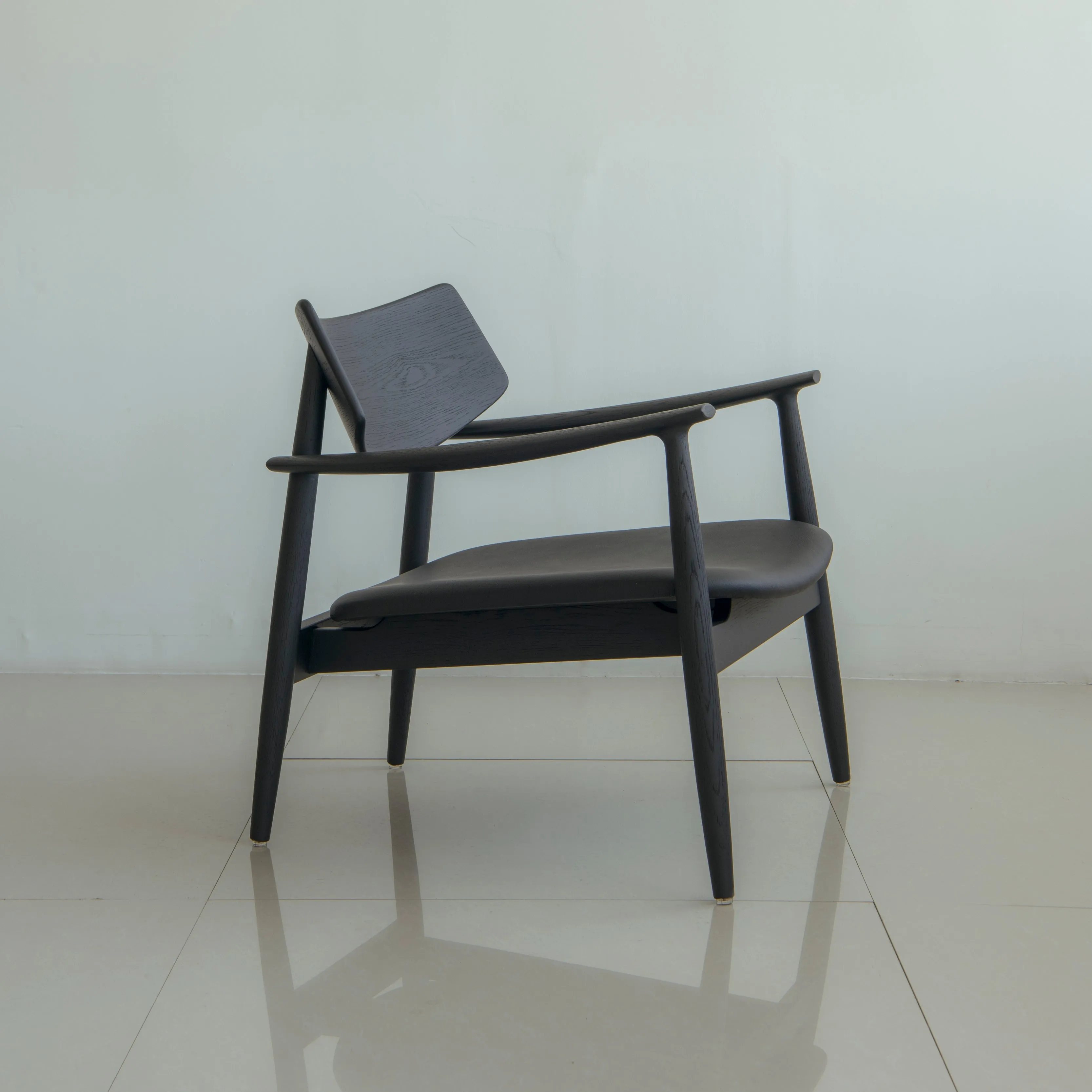 Isabella Mid century Leisure Chair made with American Solid Oak