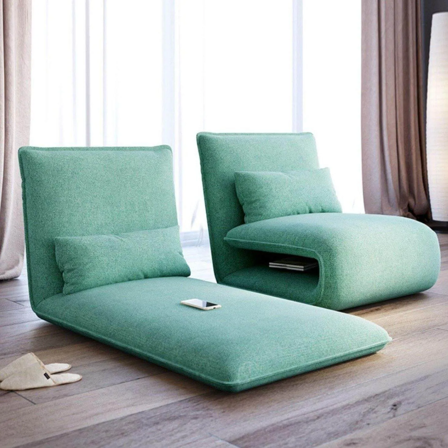 Lazy Foldable Single Sofa Bed Floor Chair