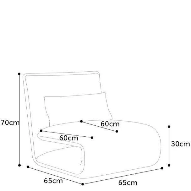 Lazy Foldable Single Sofa Bed Floor Chair