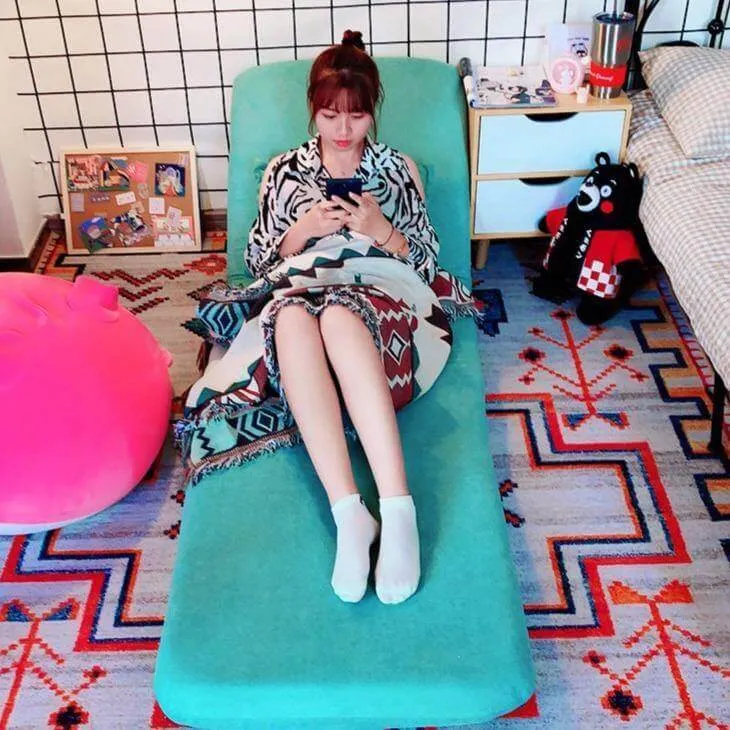 Lazy Foldable Single Sofa Bed Floor Chair