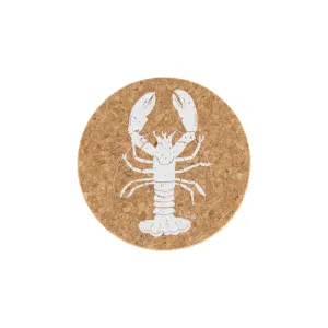 Liga Lobster Cork Coaster 10cm