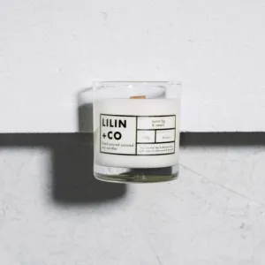 LILIN CO Scented Candle: Burnt Fig & Cassis