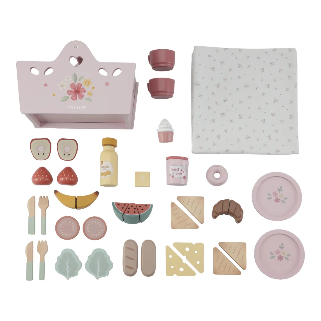 Little Dutch Wooden Picnic Playset