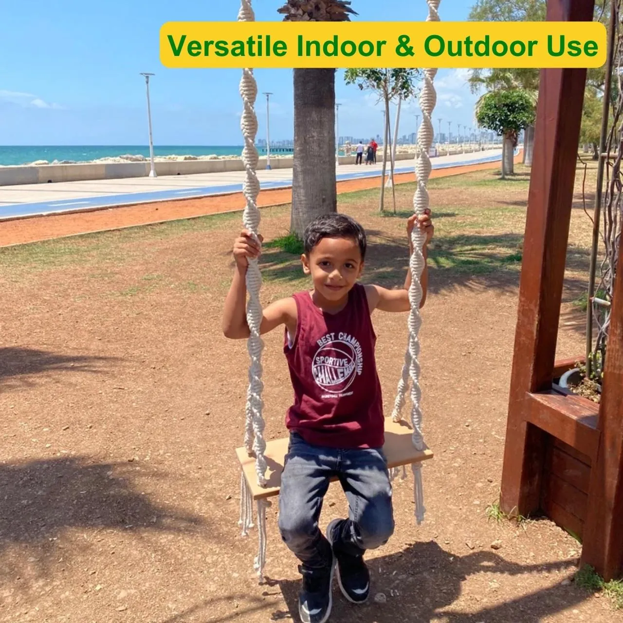 Macrame Swing Chair for Adults & Kids