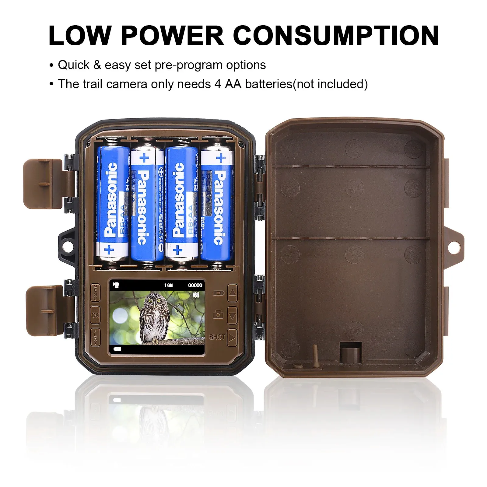 Mini Hunting Camera 16MP 1080P Infrared Night Vision Motion Activated