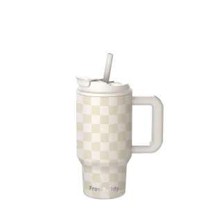 MINI THICC BUDDY | BEIGE CHECKERED