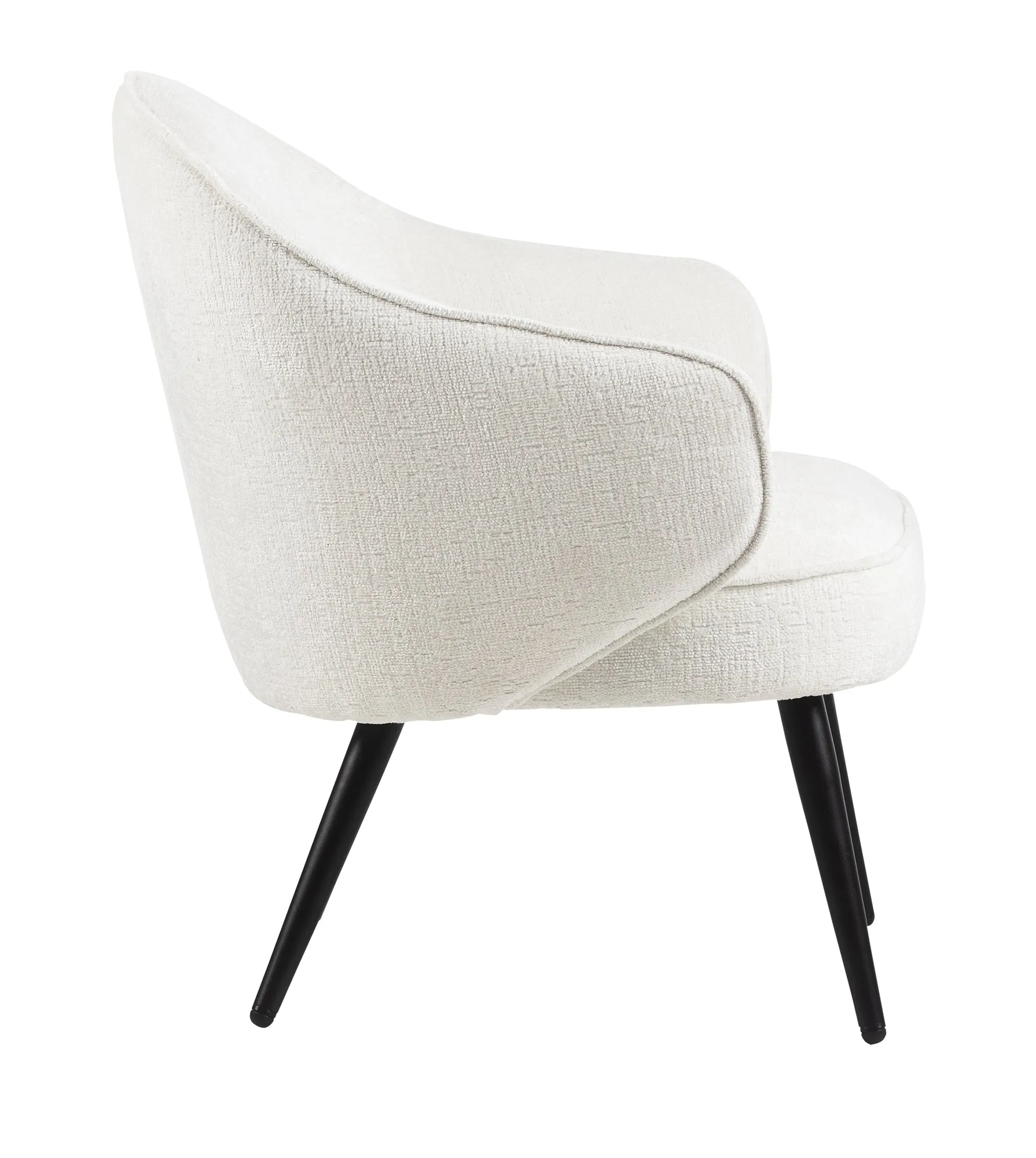 Norway Fabric Leisure Chair Cream / Grey