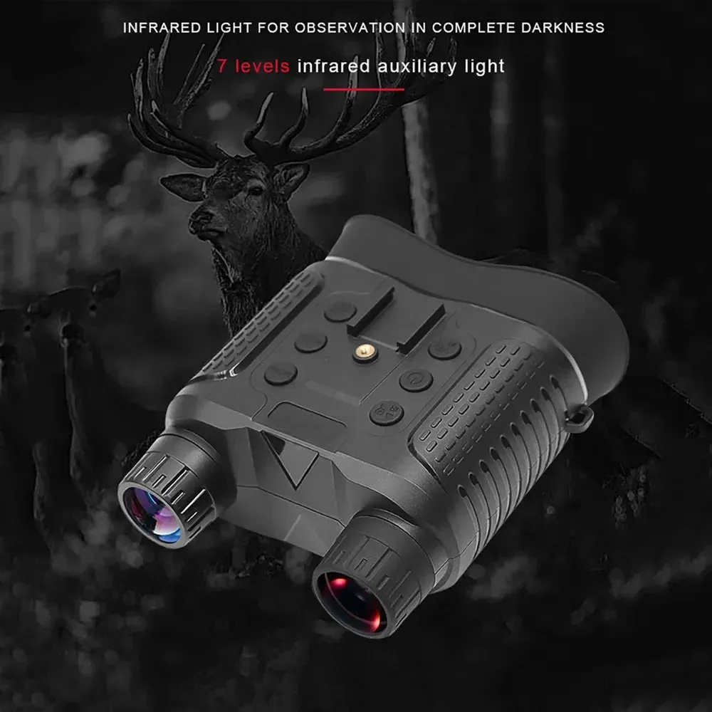 NV8160 Night Vision Binoculars 1080P HD 8x Digital Infrared Head Mount Hunting Telescope 400m Surveillance Camping Equipment