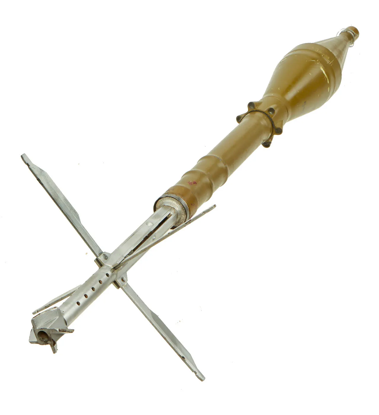 Original Russian Cold War 1966 dated RPG-7 Rocket Propelled Grenade Launcher with COMBLOC & CHICOM Training Rounds - INERT