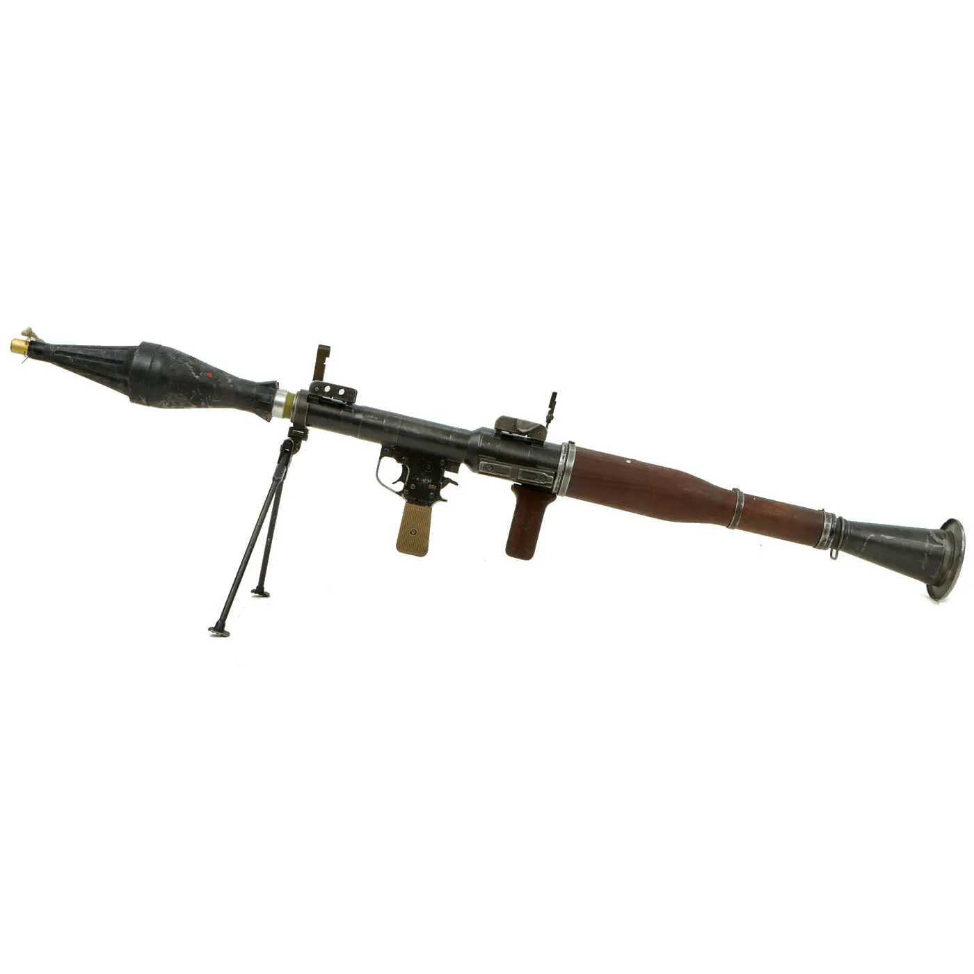 Original Russian Cold War 1966 dated RPG-7 Rocket Propelled Grenade Launcher with COMBLOC & CHICOM Training Rounds - INERT