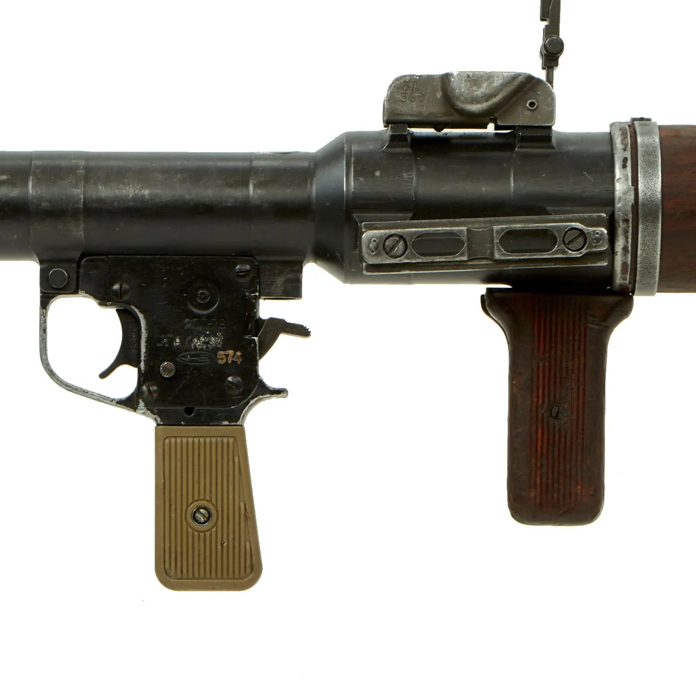 Original Russian Cold War 1966 dated RPG-7 Rocket Propelled Grenade Launcher with COMBLOC & CHICOM Training Rounds - INERT