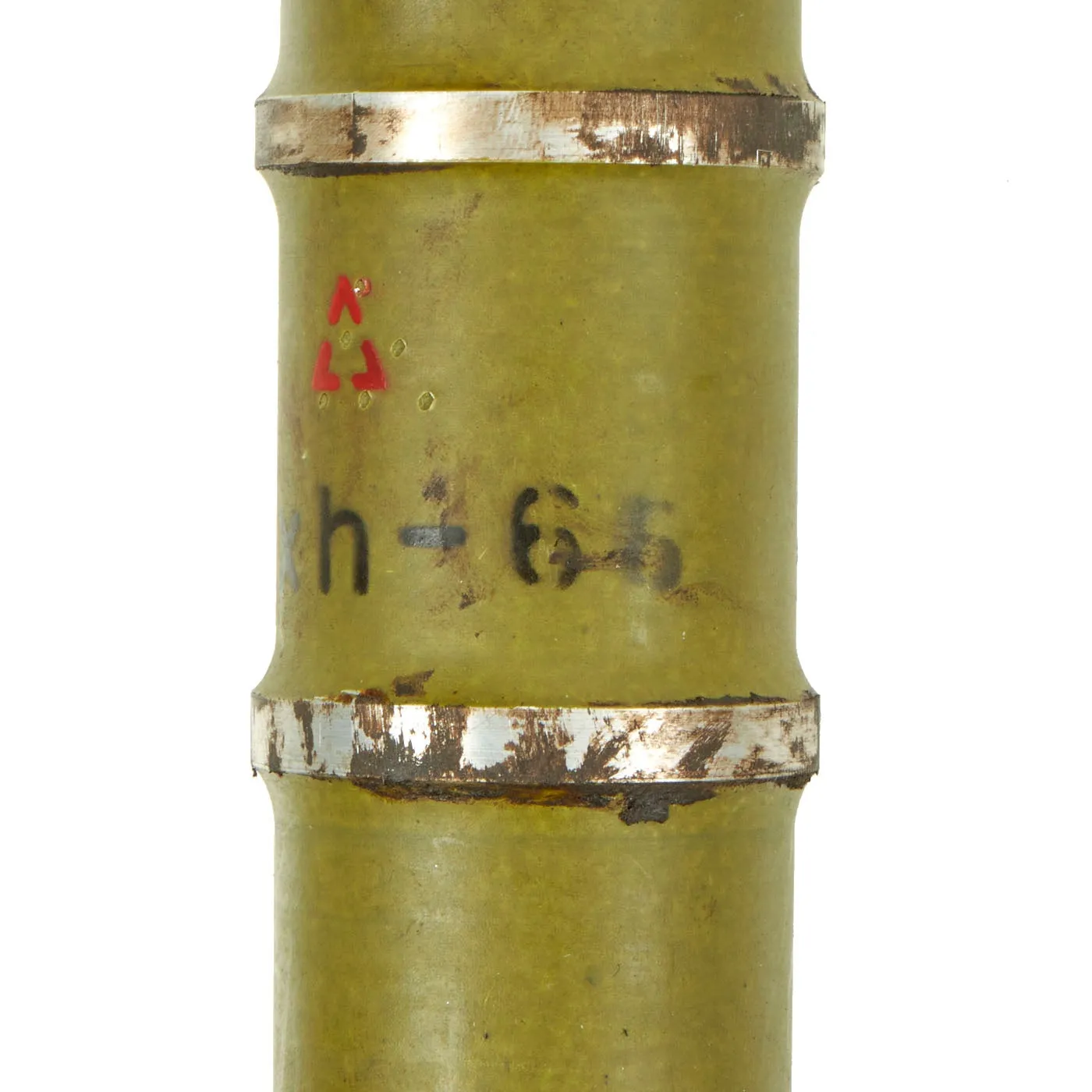 Original Russian Cold War 1966 dated RPG-7 Rocket Propelled Grenade Launcher with COMBLOC & CHICOM Training Rounds - INERT